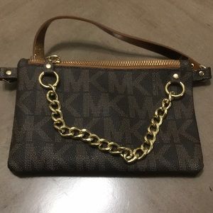 Michael kors bag around the waist